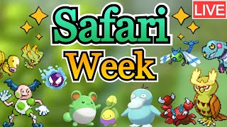 SAFARI WEEK 2024 Day 3 Shiny Hunting in HGSS Platinum amp BDSP  Live [upl. by Lugo962]