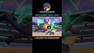 LUCARIO VS GARCHOMP LUCARIO TROLL FACE EDIT shortfeed pokemon viralshorts viral shorts [upl. by Refinney]