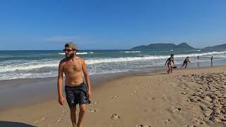 🇧🇷 Brazil Beach 【4K】🌞 Florianópolis  Beach Walk Brazil [upl. by Ateval]