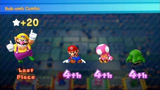 Mario Party 10 Airship Central Toadette vs Spike vs Wario vs Mario [upl. by Eelan]