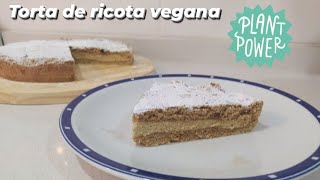 TORTA DE RICOTA VEGANA fácil y con tofu  Recetas Vegetarian [upl. by Eilak147]