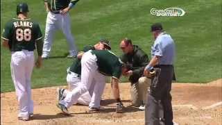 MLB Hit Batters Compilation [upl. by Ffoeg]