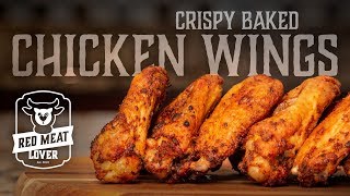 Smoked Buttermilk Roasted Chicken Wings In The Oven  Super Bowl Food Recipes [upl. by Neelrihs]