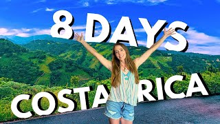 See Costa Rica in 2024  8 Day Road Trip [upl. by Akinna]