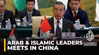 China tells visiting Muslim diplomats it’s willing to help ‘restore peace in the Middle East’ [upl. by Schreck583]