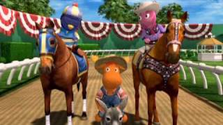 Canciones de Backyardigans Un paseo a caballo [upl. by Cathi]