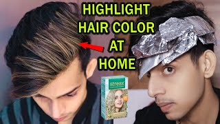 hair highlights color at home  mens hair highlights color  sayan [upl. by Bello954]