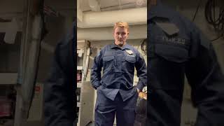 US Navy’s newest working uniform The 2POC Navy military usnavy [upl. by Kerek]