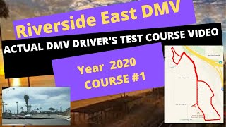 ACTUAL TEST ROUTE  Riverside East DMV Behind The Wheel Training Online Adult Teen Education Course [upl. by Bondy]