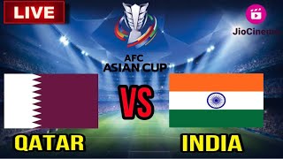 India vs Qatar Live Match 🔴India vs Qatar football live asia world cup qualifier 2023 [upl. by Kedezihclem]