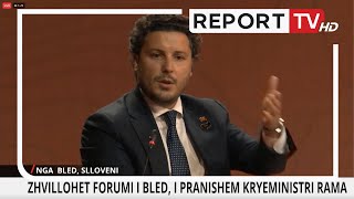 Report TV  Forumi i Bled Abazoviç Europa pranon njerëzit tanë si punëtorë por jo shtetet [upl. by Merill]