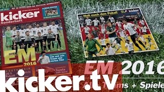 Das EMSonderheft des kicker  kickertv [upl. by Ng]