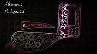 Rickenbacker Bass Guitar Pickguard and Trussrod Cover by Alperious Pickguard [upl. by Nillek27]