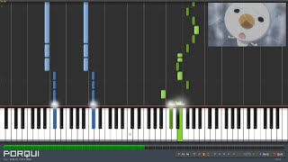 Fairy Tail Opening 1  Snow Fairy Piano Synthesia [upl. by Ical397]