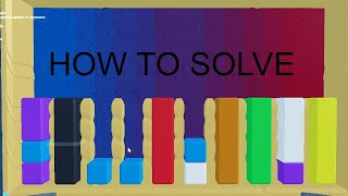 HOW TO SOLVE COLOR PUZZLE Loomian Legacy  Atlanthian Part 2 [upl. by Seuqramed829]