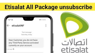 etisalat all service deactivate code uae  How to Cancel All Subscriptions on Etisalat prepaid [upl. by Sena]