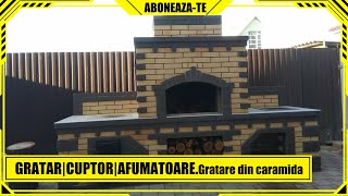 🔴20 De modele de gratare din caramidaGRATAR ❌AFUMATOARE❌CUPTOR❌SUPORTCEAUN [upl. by Adnal]