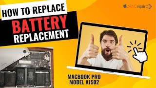 MacBook Pro Model A1502 Battery Replacement 13quot [upl. by Ademla946]