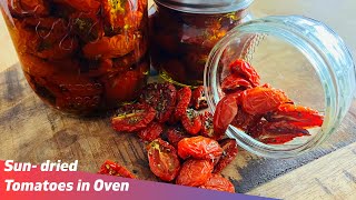 Sundried tomatoes in oven  Matins kitchen [upl. by Anoynek]