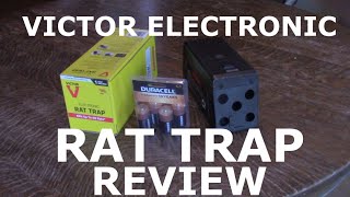 Victor Electronic Rat Trap Product Review [upl. by Inobe807]