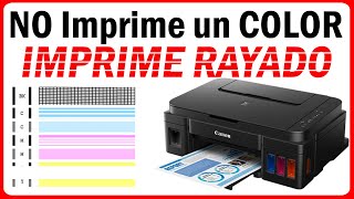 Impresora no imprime bien  Limpieza y Mantenimiento Cabezal Impresora Canon  Imprime Rayado [upl. by Jillie981]