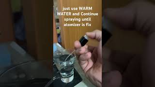 HOW TO FIX BAD ATOMIZER or Sprayer perfumeHacks perfume atomizer fix Fragrance [upl. by Solahcin431]