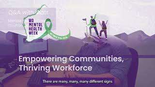 Recognising and Supporting Mental Health at Work  Mental Health Week 2024 [upl. by Neb]