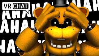 Golden Freddy Is A PSYCHOPATH Now in VRChat [upl. by Nylaj]