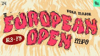 2024 European Open  MPO R3F9  McBeth Dickerson Miranda Latta  Jomez Disc Golf [upl. by Beebe]