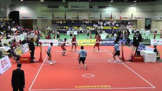 Sepak Takraw Kings Cup 2012  Thailand vs Malaysia  2nd regu Team Event [upl. by Anaeda]