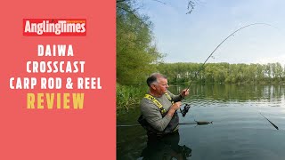 Fishing Tackle Reviews  Daiwa Crosscast carp Rod amp Reel [upl. by Anaiq467]