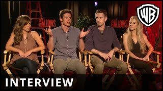 The Gallows  Cast Interview  Official Warner Bros UK [upl. by Anaujik]