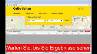 Erfassen Gelben Seiten mit Yellow Leads Extractor [upl. by Ena]