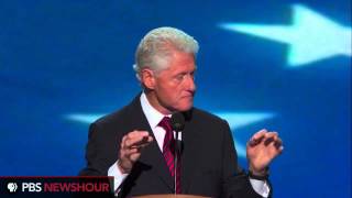 Watch President Clinton Deliver Nomination Address at the DNC [upl. by Ellenid578]