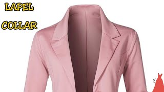 HOW TO CUT AND SEW A LAPEL COLLAR  STITCHADRESS [upl. by Enymzaj]