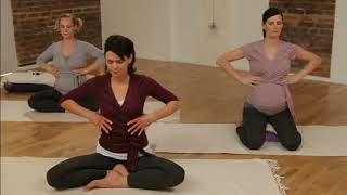 Pregnancy Yoga Flow  75 minute class with Brigid Godwin [upl. by Ennayoj]