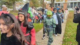 Robert Mascenik School  Iselin NJ  Halloween Parade 2023 [upl. by Aduhey293]