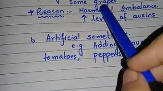 Parthenocarpy Formation of fruit without fertilization [upl. by Ulphiah]