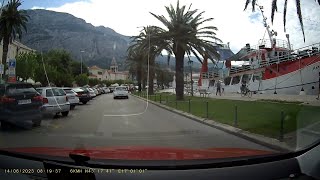 Makarska  Croatia  Dashcam 146 2023 [upl. by Dannie868]