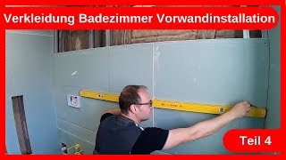 Vorwandinstallation Umbau Badezimmer im Altbau Teil 4  Trockenbau  Altbausanierung DIY [upl. by Anilesor57]