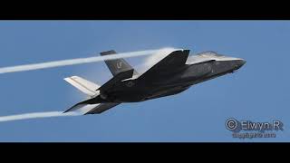 The F35A Lightning II jawdropping maneuvers [upl. by Balf786]