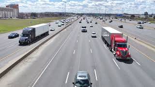 more canadian toronto 5 mins traffic hwy 401highway vehicle cars road shorts viral [upl. by Chev253]