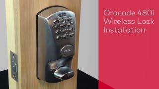 Install a dormakaba Oracode 480i Wireless Lock [upl. by Llehsyt330]