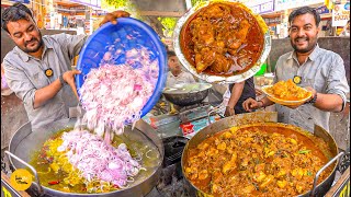 Mukherjee Nagar Chacha Bhatija Selling Cheapest Tawa Chicken Rs 70 Only l Delhi Food Tour [upl. by Cammie819]