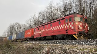 HŽ Cargo 1141 041 ubrzanje Generalski Stol 08122023 [upl. by Annoid]