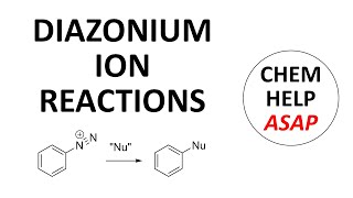 common reactions of diazonium ions [upl. by Narod64]