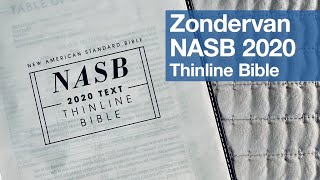 NASB 2020 Thinline Bible by Zondervan – Review [upl. by Nosauq]