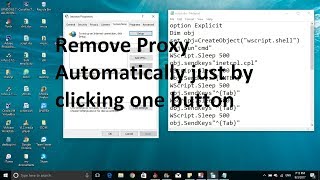 How to Change Proxy Settings automatically Using Script [upl. by Zenda]