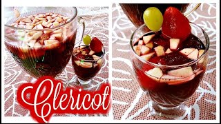 DELICIOSO CLERICOT DE VINO 🍷 TINTO MUY FACIL y RÁPIDO BEBIDA [upl. by Sugden583]