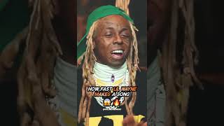 How Fast Lil Wayne Makes a Song 🔥 [upl. by Akirdnas]